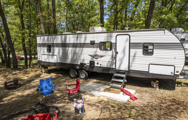 Premium RV rental exterior